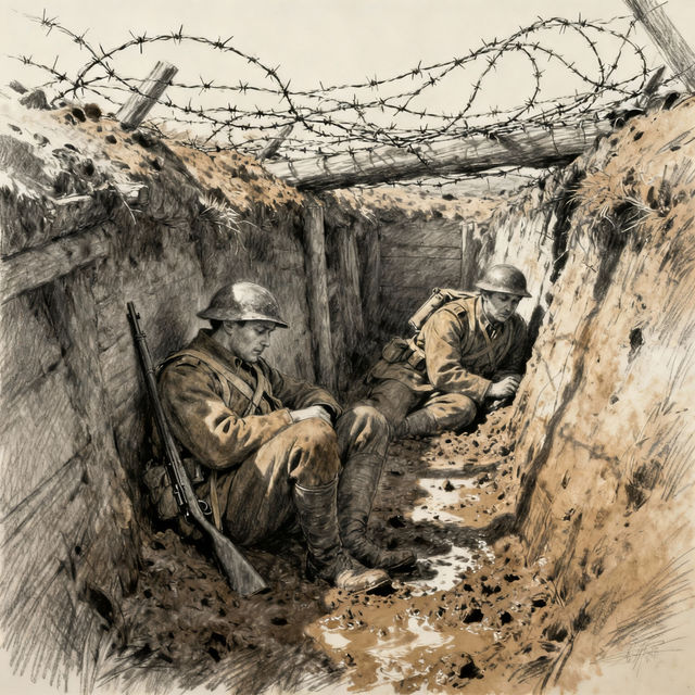 WWI Drawings - Easy AI Generation gallery