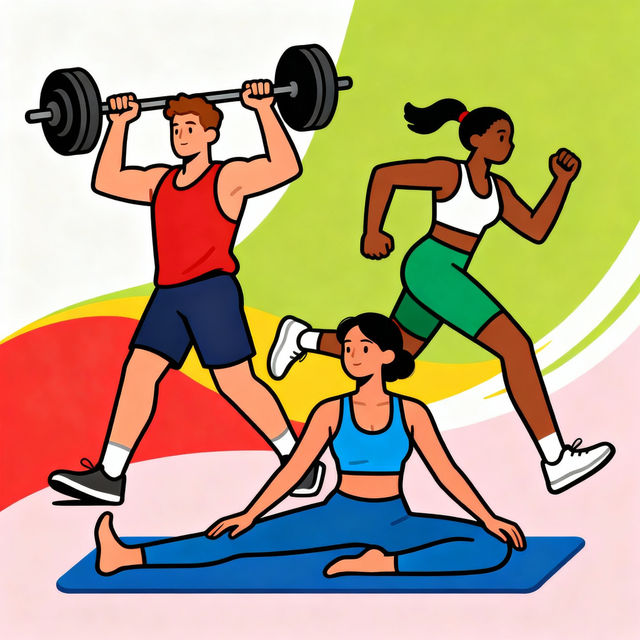 Working Out Clip Art gallery