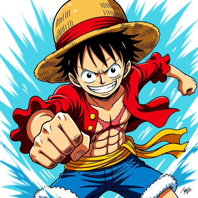 Drawing Of Luffy - Made With AI gallery