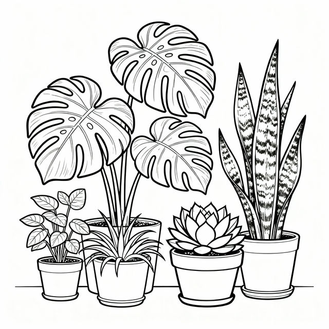 Easy Plant Drawings - Made With AI gallery
