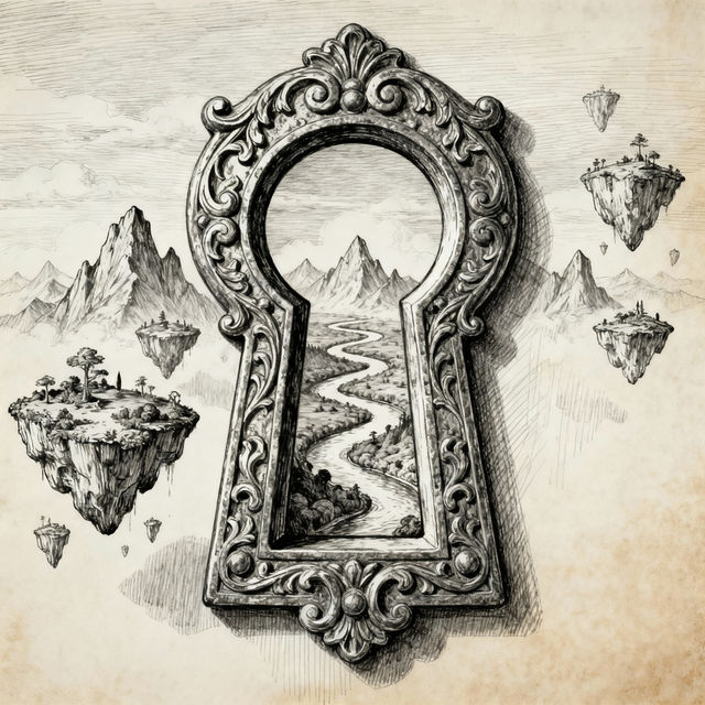 Keyhole Drawings - AI Generated Art gallery