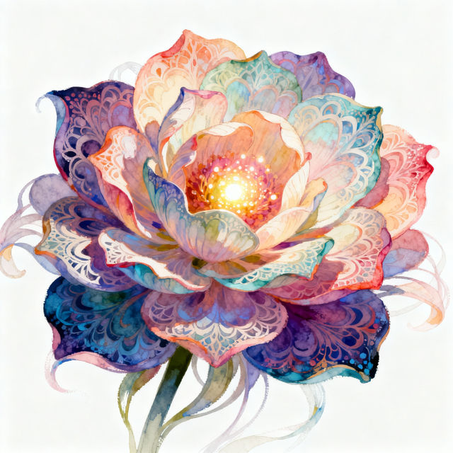 Flower Drawings - Made With AI gallery