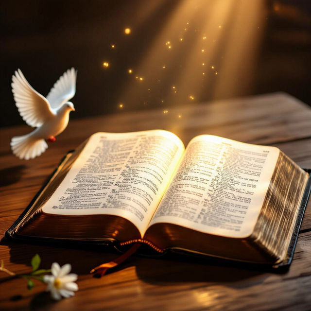 Beautiful Open Bible Images - Made With AI gallery