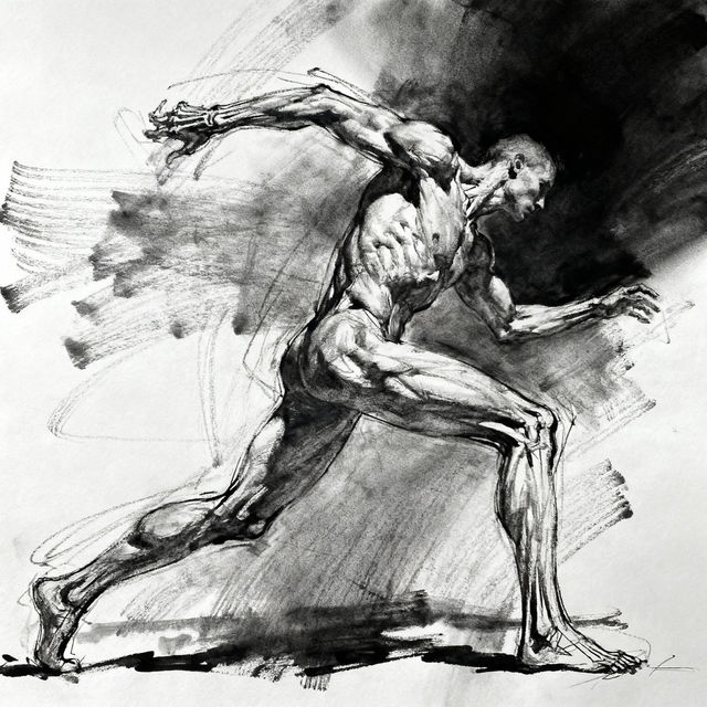 Drawings Of Bodies - AI Generated gallery