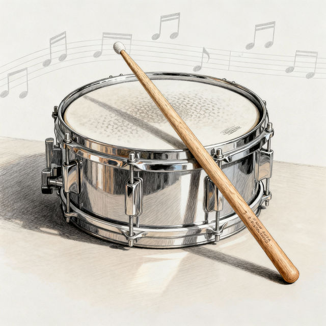 Snare Drum Drawings - AI Generated gallery