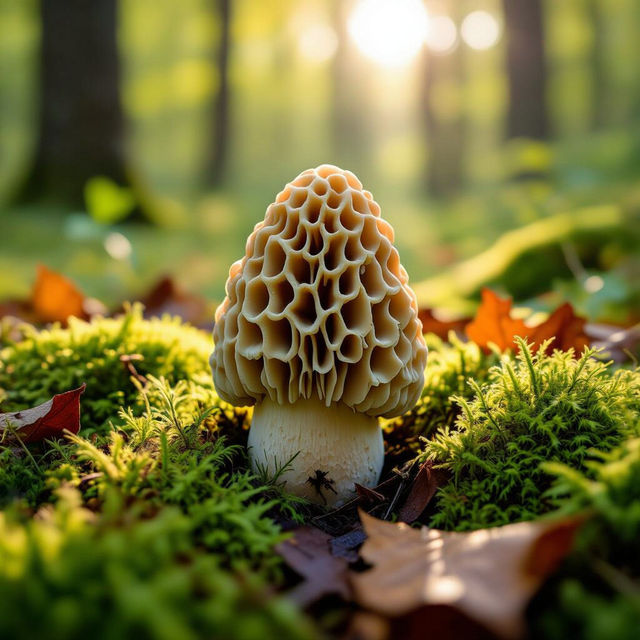 Pictures Of Morel Mushrooms gallery