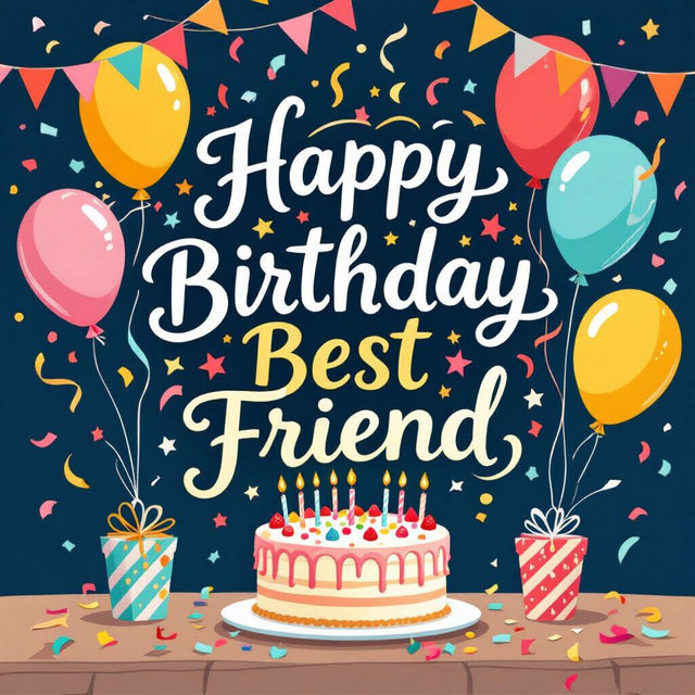 Happy Birthday To My Best Friend Images gallery