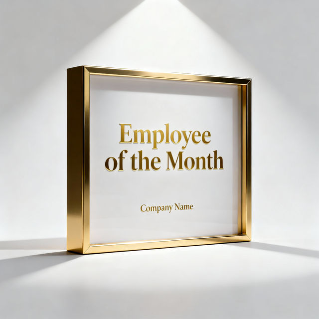 Employee Of The Month Picture Frames - AI Generated gallery