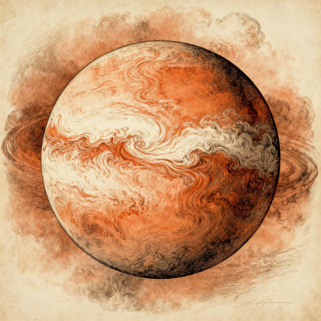 Venus Planet Drawings gallery