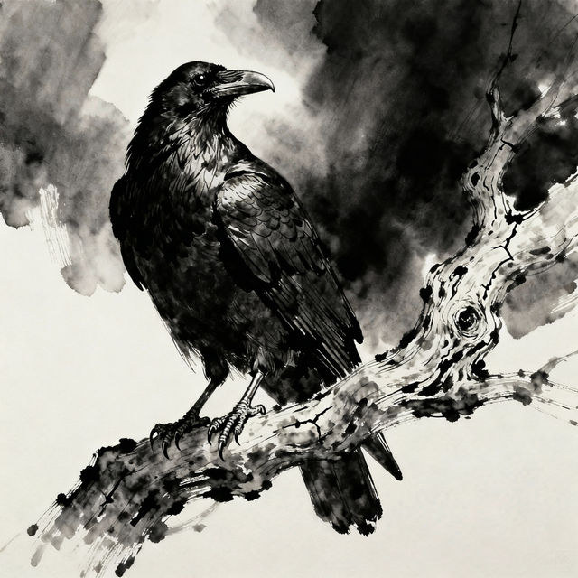 Raven Sketches - AI Generated Art gallery