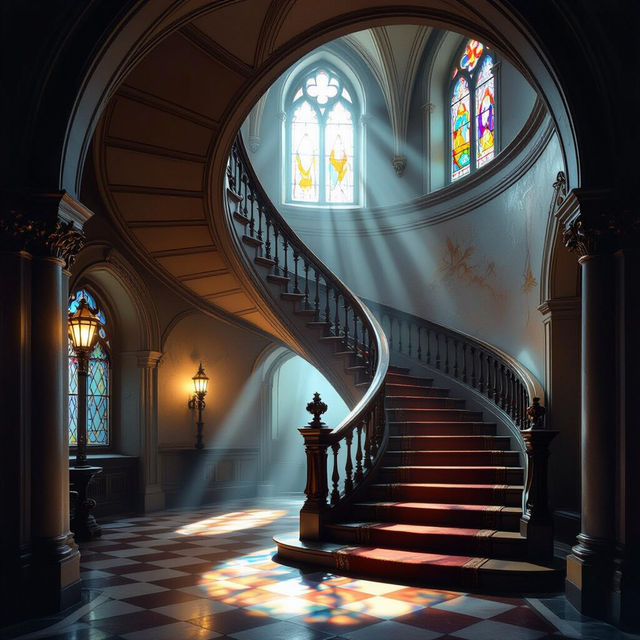 Loretto Chapel Staircase Pictures - AI Generated gallery