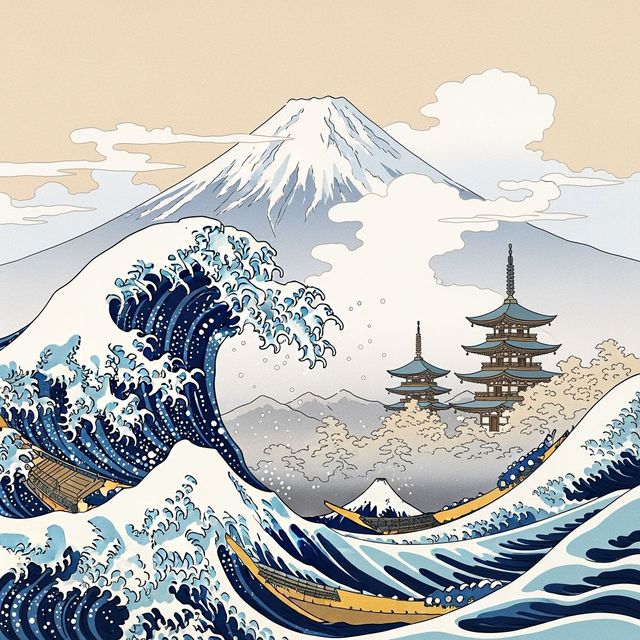 Explore AI-Generated Traditional Japanese Art gallery