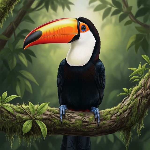 Explore Stunning Toucan Drawings Created with AI gallery