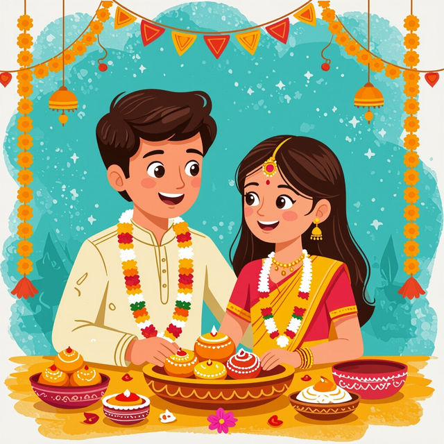 Happy Bhai Dooj Images - Celebrate with AI Art gallery