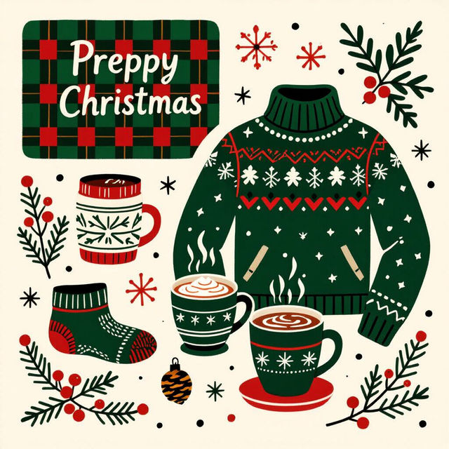 Preppy Christmas Wallpapers gallery