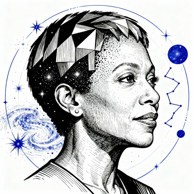 Drawing Mae Jemison gallery