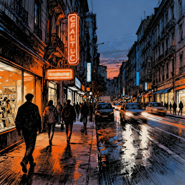 Urban Drawings - AI Generated Art gallery