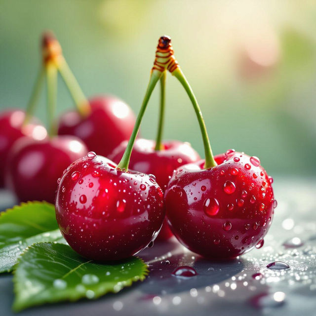 Cherries Wallpaper - Made With AI gallery