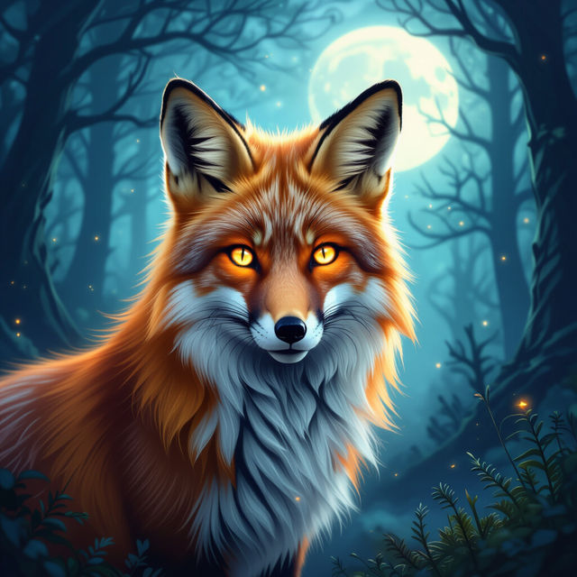 Stunning Fox Wallpapers Generated by AI gallery