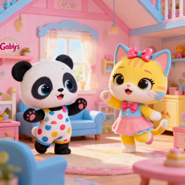 Gabby Dollhouse Drawings - Made With AI gallery