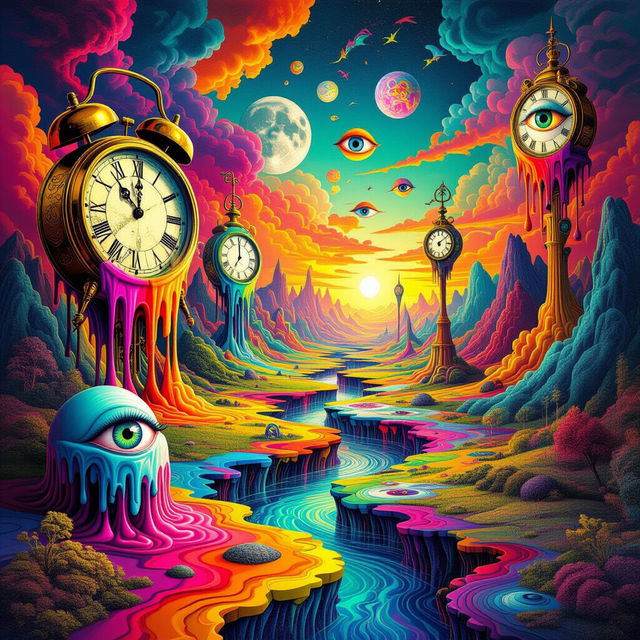 Trippy Cool Drawings - Made With AI gallery