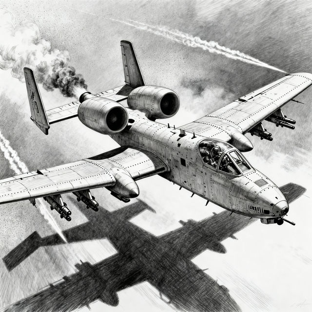A-10 Warthog Drawings gallery