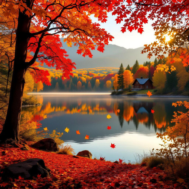 Pictures Of Fall - AI Generated gallery