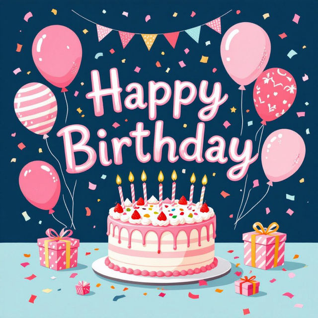 Happy Birthday Images Pink gallery