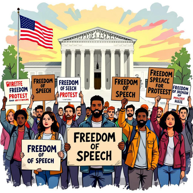 1st Amendment Pictures - AI Generated gallery