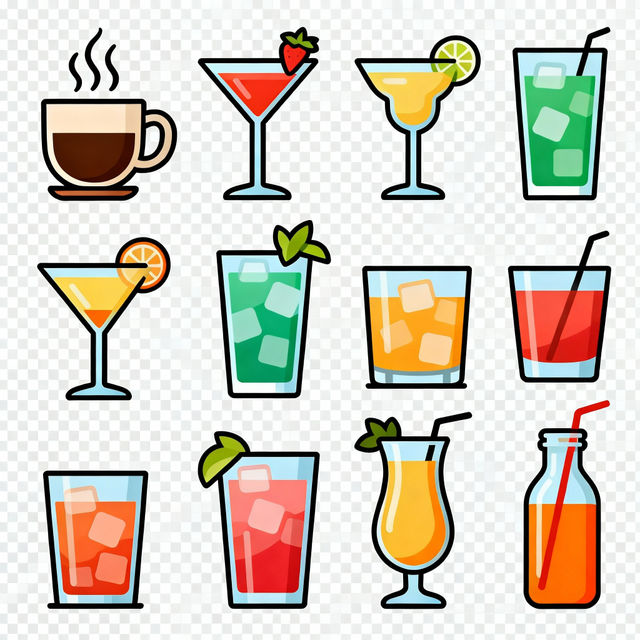 Drink Clip Art - Made With AI gallery