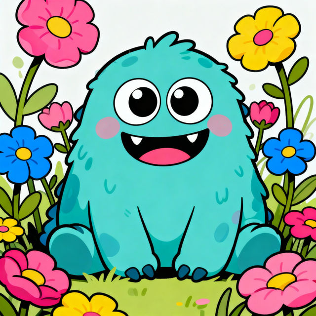 Cute Monster Drawings - Made With AI gallery