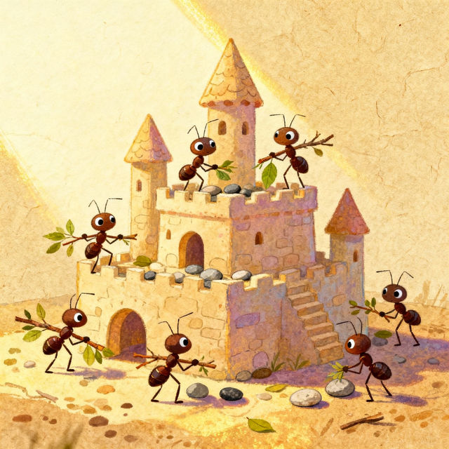 Ants Drawing - Made With AI gallery