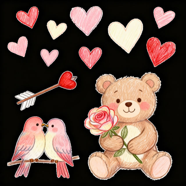 Easy Valentine's Day Drawings gallery