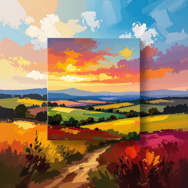 Picture to Canvas Painting - AI Art gallery