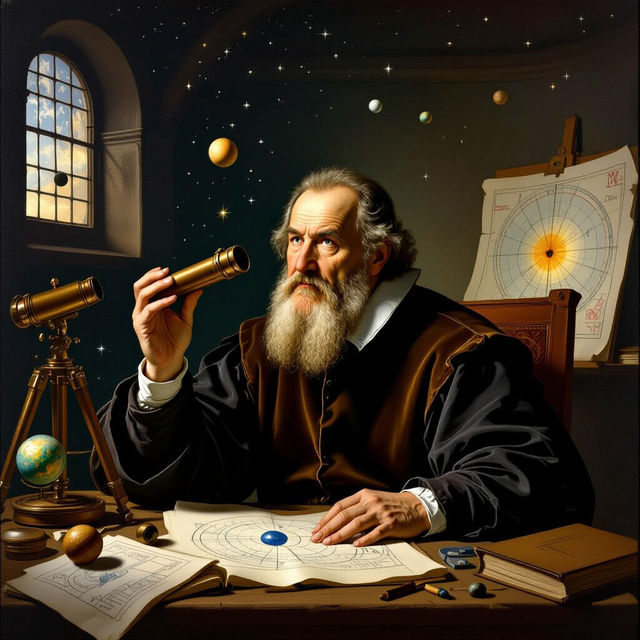Galileo Drawings - AI Generated Art gallery