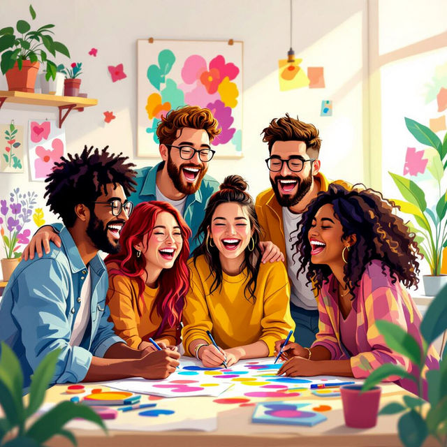 Friend Drawings - AI Generated gallery