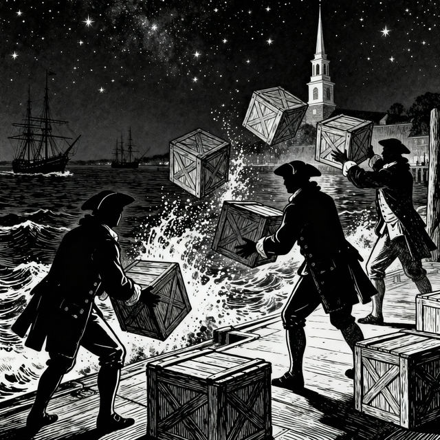 Boston Tea Party Drawings gallery