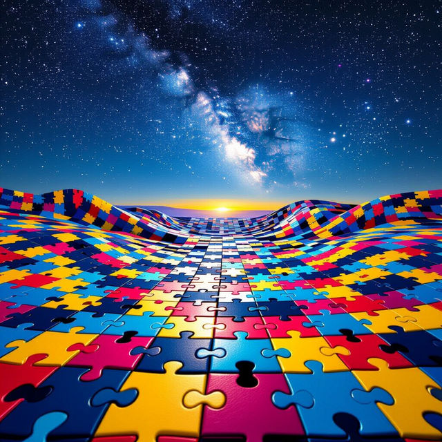 Puzzle Piece Images - AI Generated gallery