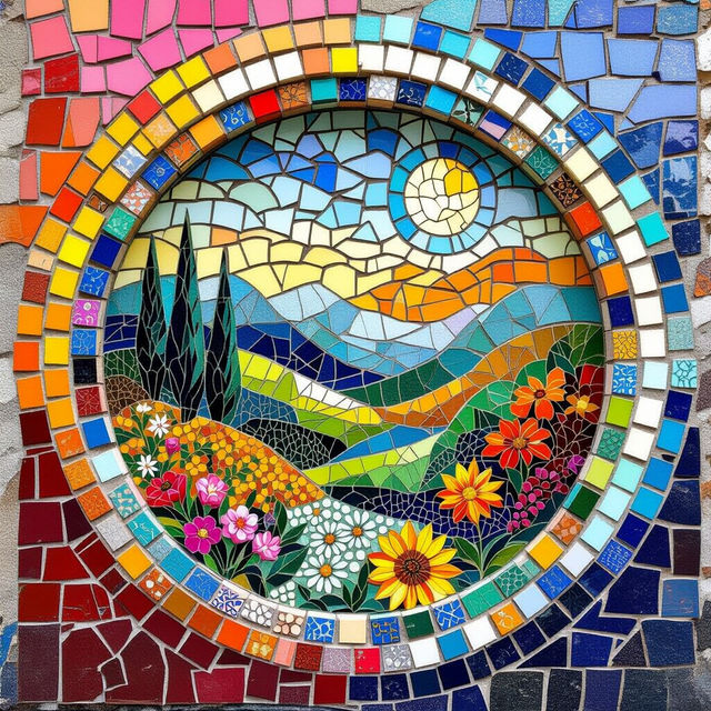 Picture Tile Walls - AI Generated gallery