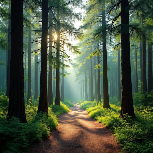 Pine Forest Wallpapers - Made With AI gallery