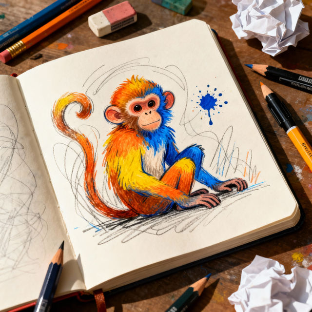 A Monkey Drawing gallery