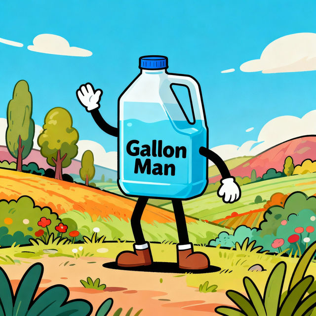 Gallon Man Drawings - Created with AI gallery