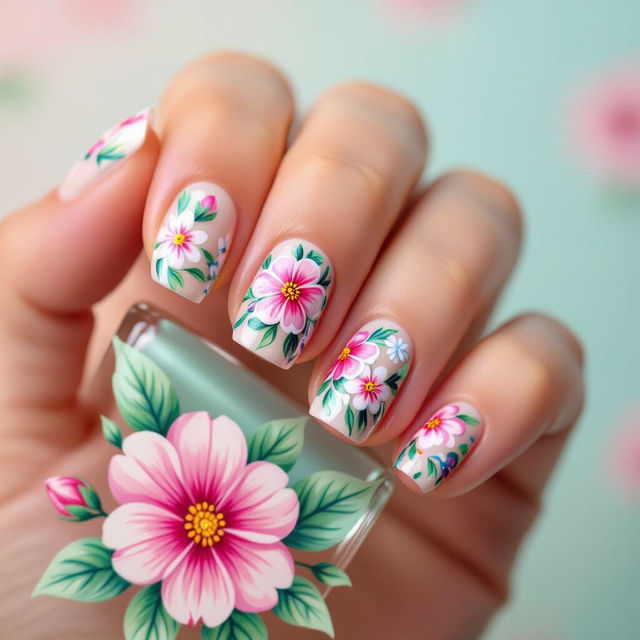 Nail Art Ideas For Short Nails gallery