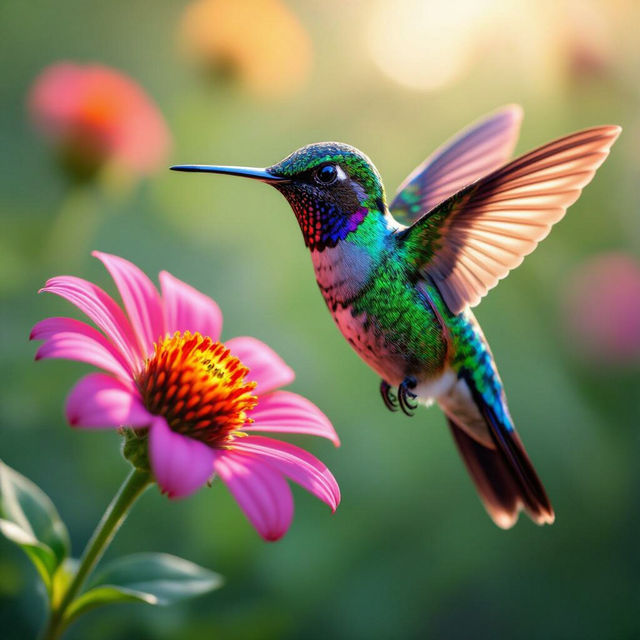 Female Hummingbird Pictures - AI Generated gallery