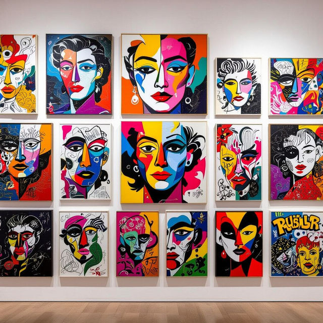 Eclectic Wall Art - AI Generated gallery