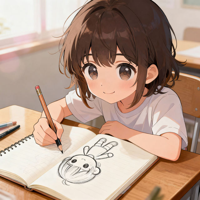 Easy Anime Drawings - Made With AI gallery