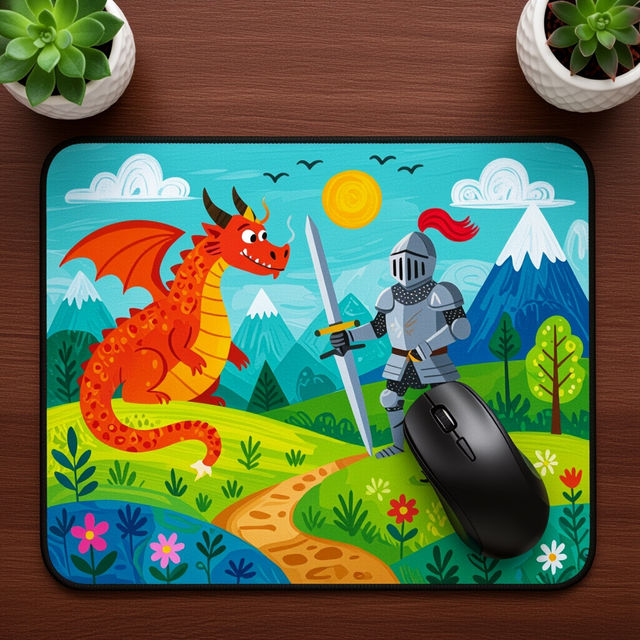Picture Mouse Pads - Create Yours with AI gallery