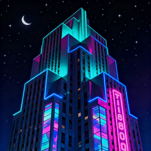 80s Art Deco Art gallery