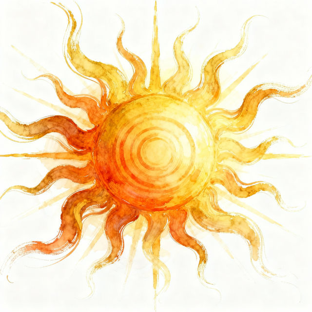 Drawing Of A Sun - AI Generated gallery