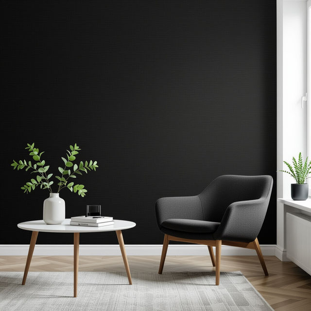 Black Plain Wallpaper gallery